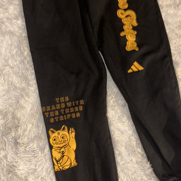 Men’s adidas originals lucky cat bascat sweat pants size small - Picture 3 of 10